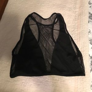 Urban outfitters fishnet bralette