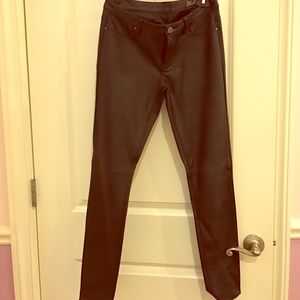 BLANKNYC faux leather jeggings