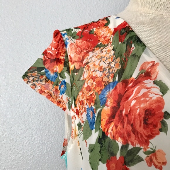 ‼️ONE LEFT‼️✨Mth Degree✨Breezy Spring Floral Maxi - Picture 4 of 6