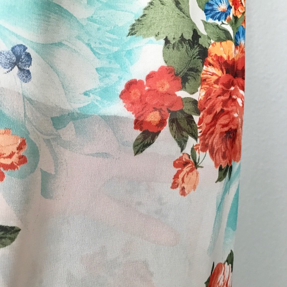 ‼️ONE LEFT‼️✨Mth Degree✨Breezy Spring Floral Maxi - Picture 5 of 6