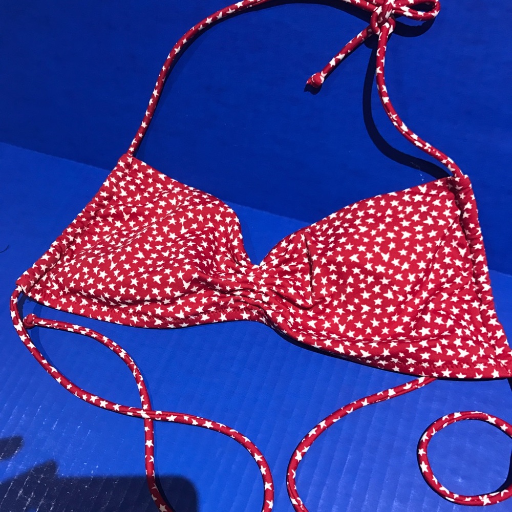 Victoria's Secret PINK Stars Bikini Top S NWT