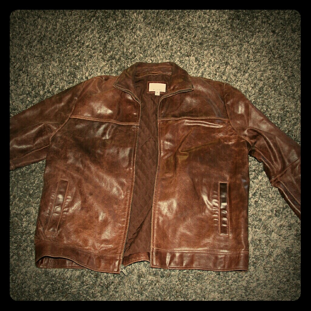 Dark Brown Leather Jacket