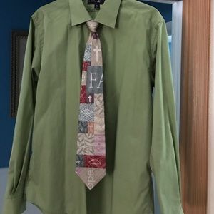 Mens shirt and tie