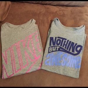 Girls Nike shirt bundle🌸