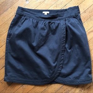 Anthropologie charcoal bubble mini skirt