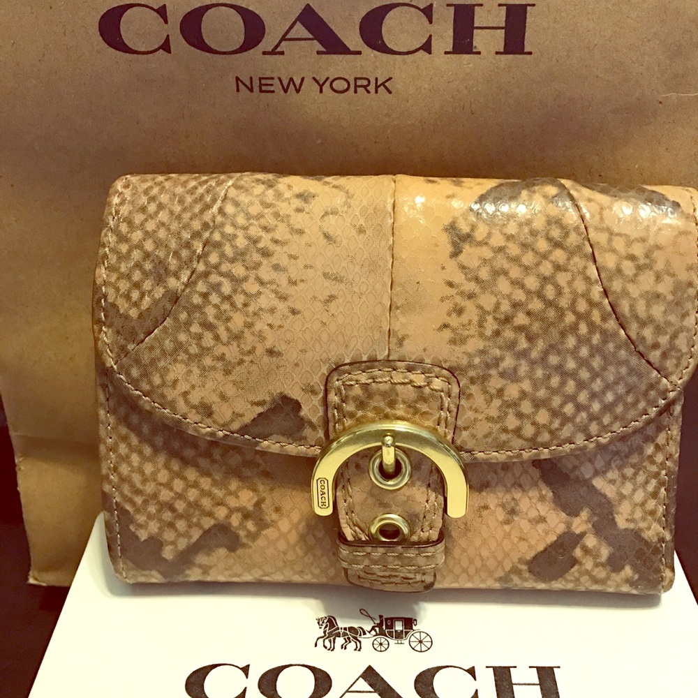 Coach phyton wallet