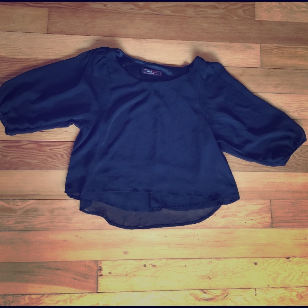 PAC Sun 3 quarter length sleeve crop top