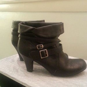 Black ankle boots
