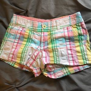 Spring Plaid Lilly Pulitzer 00 Shorts