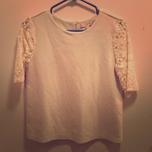 Lace short sleeve Loft shirt