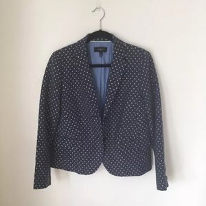 Blue and White Talbots Blazer