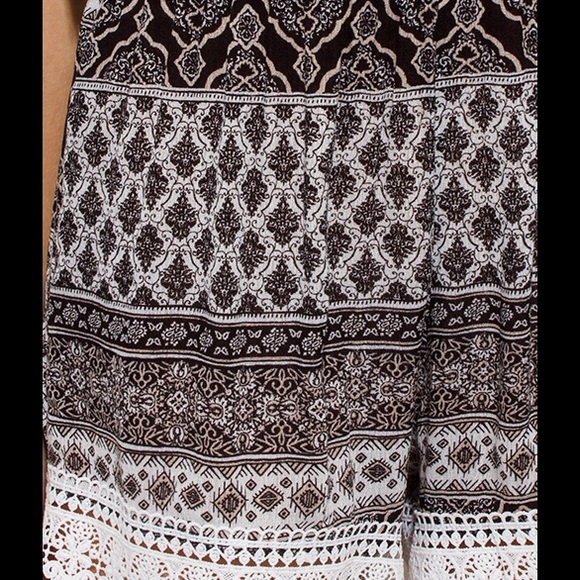 Lace Trim Boho Lounge Shorts 💋 - Picture 4 of 6