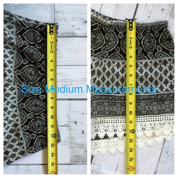 Lace Trim Boho Lounge Shorts 💋 - Picture 5 of 6