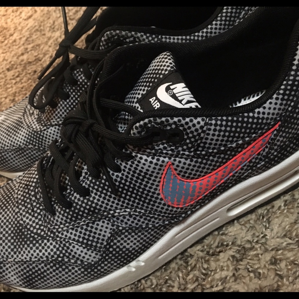 Black and Pink Nike Air Max 1 FB QX