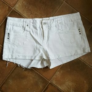 LIKE NEW White LEI Shorts