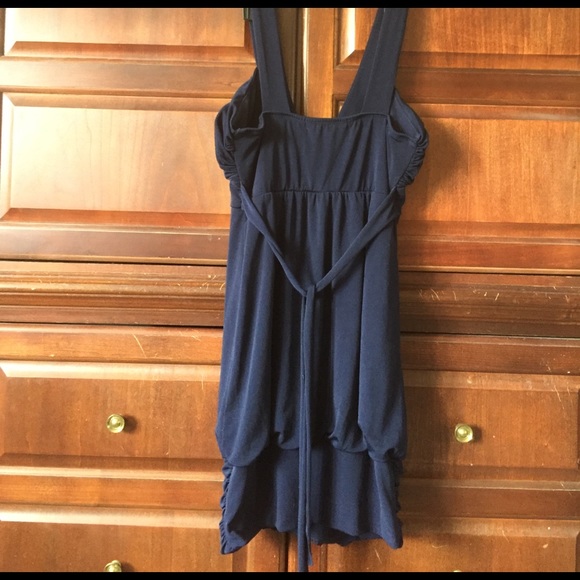 Appropriate Behavior Juniors Navy Blue Dress Small - Picture 3 of 4