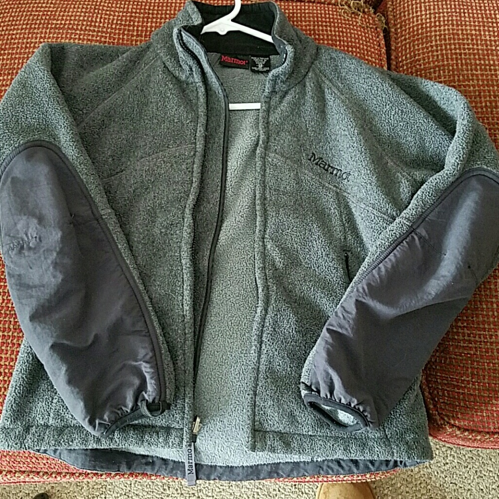 Grey Fleece Marmot Jacket size XS