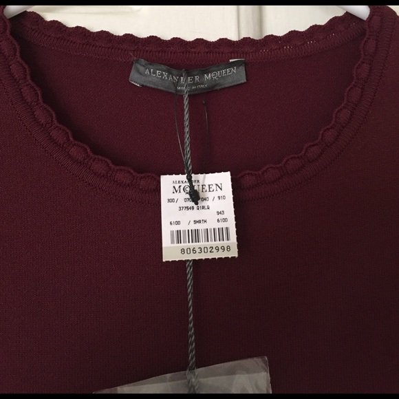 Alexander McQueen Dresses - Alexander McQueen burgundy dress Alexander McQueen Dresses - Alexander McQueen burgundy dress