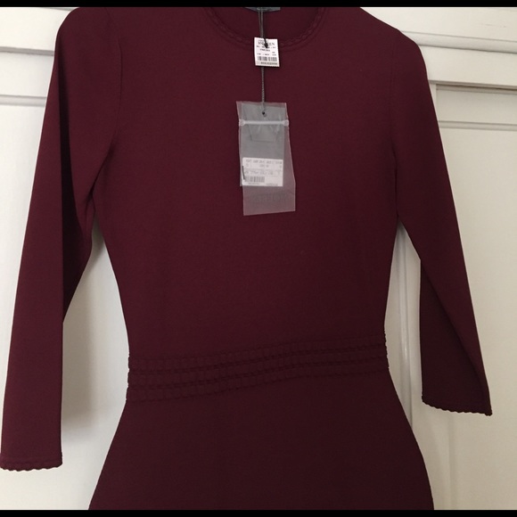 Alexander McQueen Dresses - Alexander McQueen burgundy dress Alexander McQueen Dresses - Alexander McQueen burgundy dress