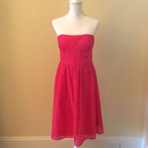 Strapless Eyelet Dress - Cynthia Steffe