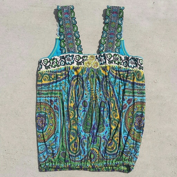 💙Free People Boho Tank - Picture 3 of 8