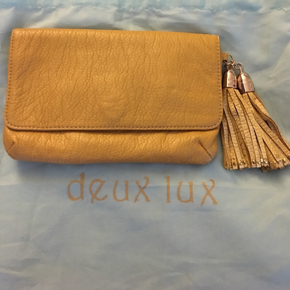 Deux Lux Vegan Leather Clutch