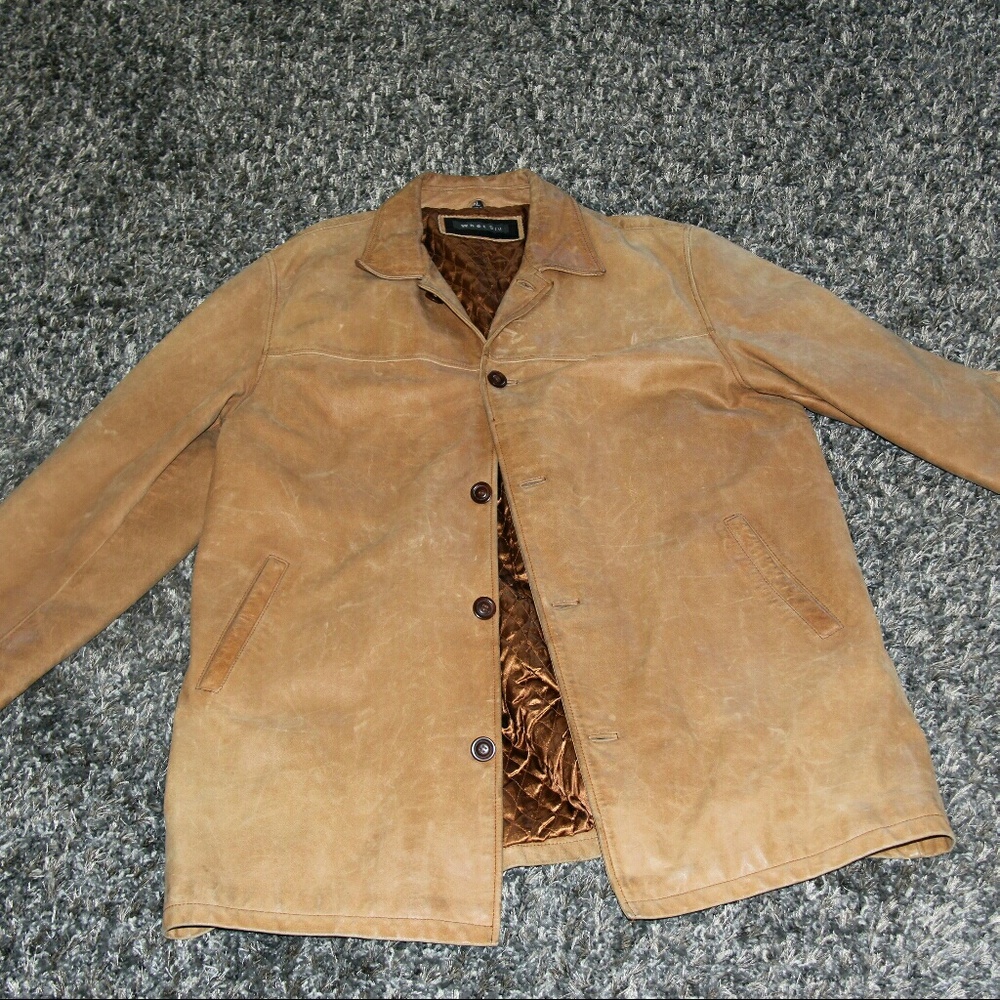 Light Brown Leather Coat