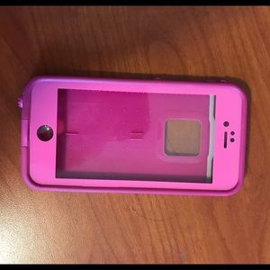 Pink life proof case iPhone 6/6s