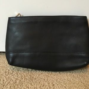 Black coach makeup bag