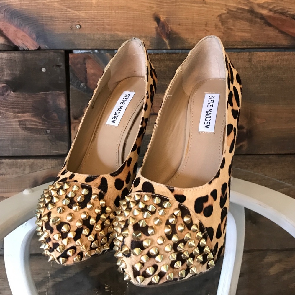 Steve Madden Leopard Heels