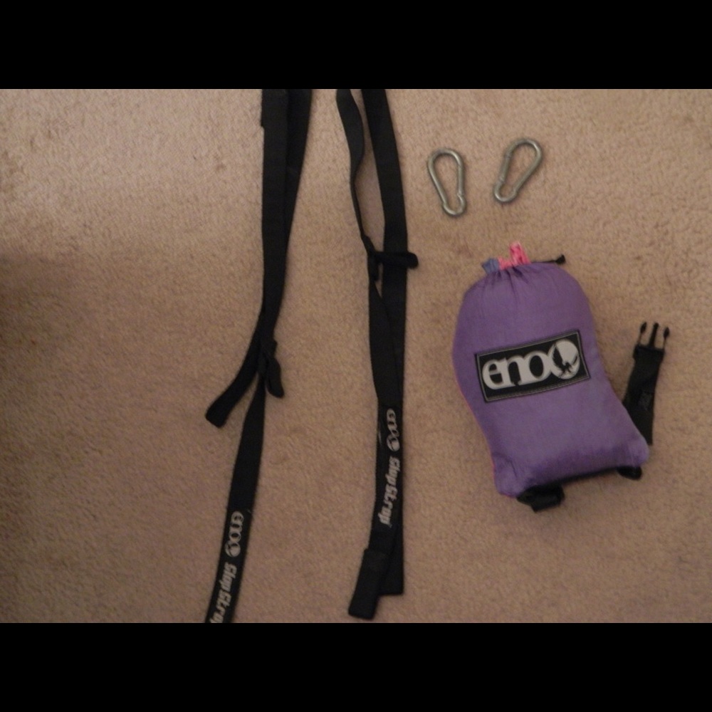 Eno Single Nest with straps and clips