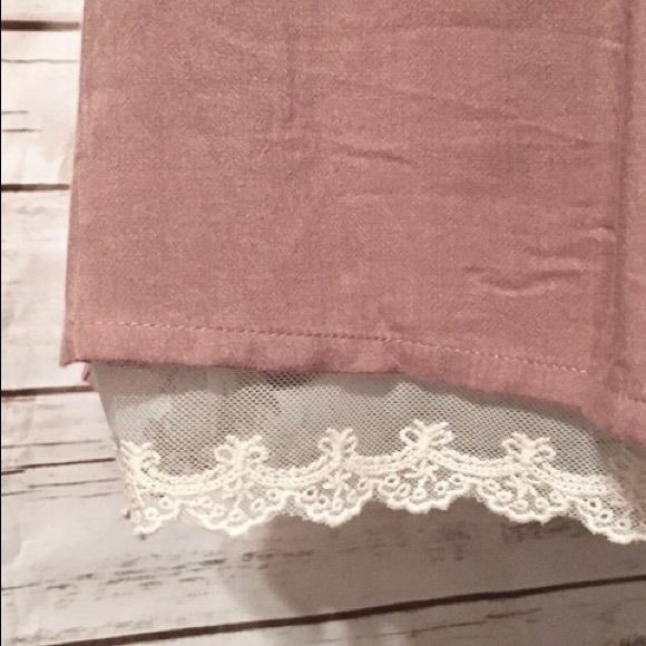 ❌Clearance❌Mocha Lace Babydoll Button Down Dress - Picture 8 of 8