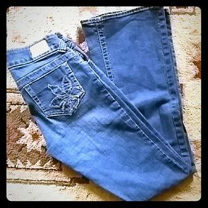 Hydraulic flare leg jeans