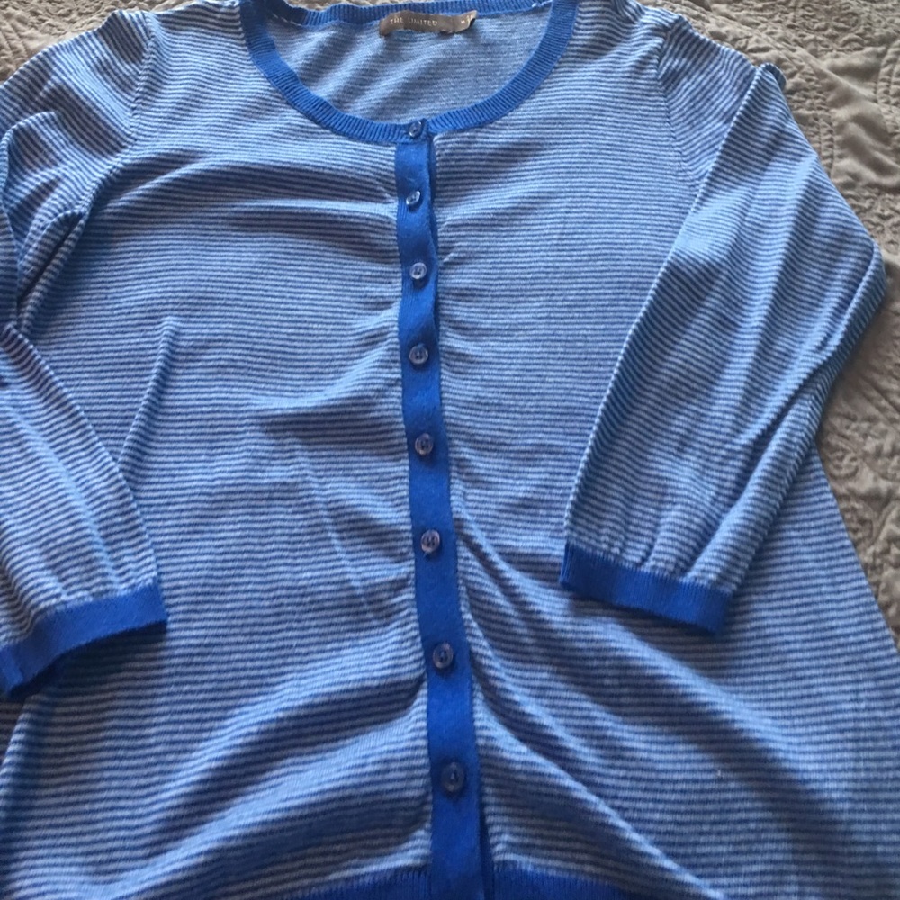 Cute striped cardigan sweater