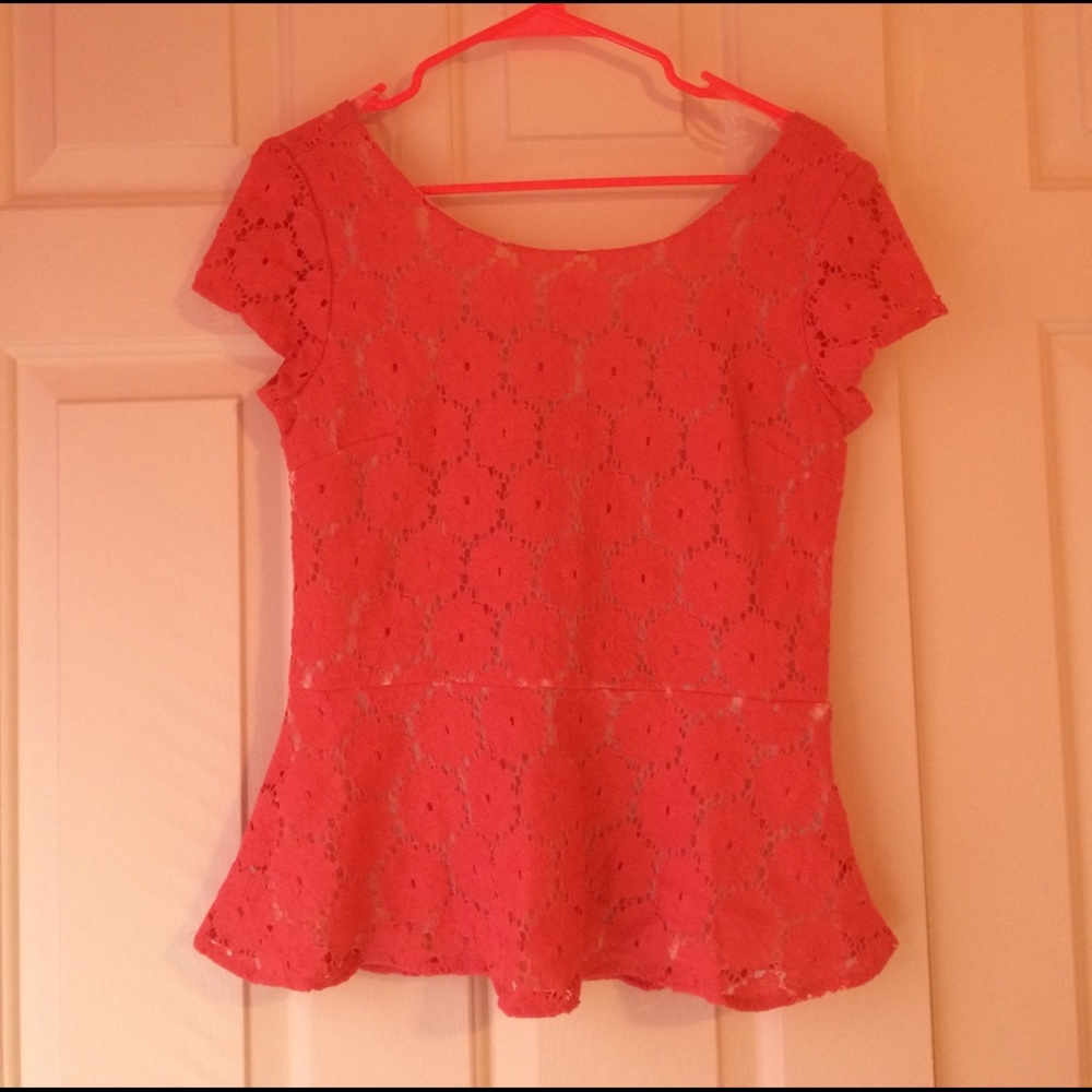 Peplum Lace Top