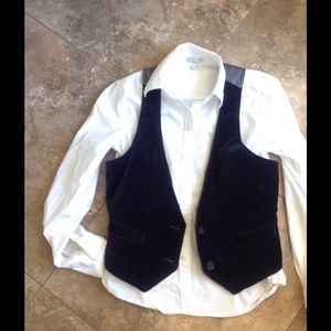 J. Crew velvet vest **vintage**