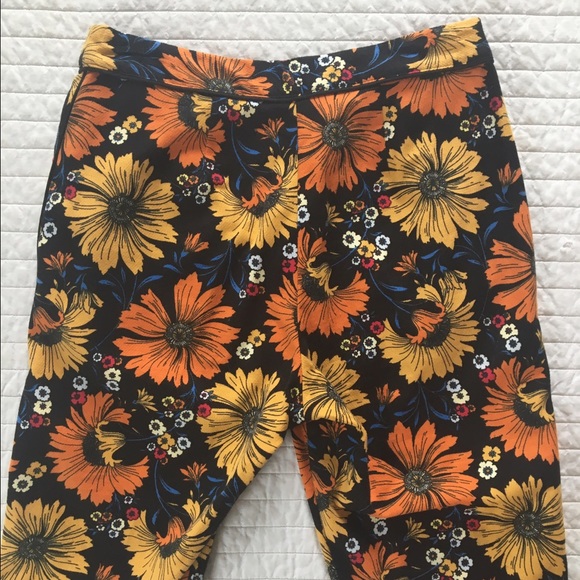 Top shop Floral Pants - Size US 4 - Picture 4 of 4