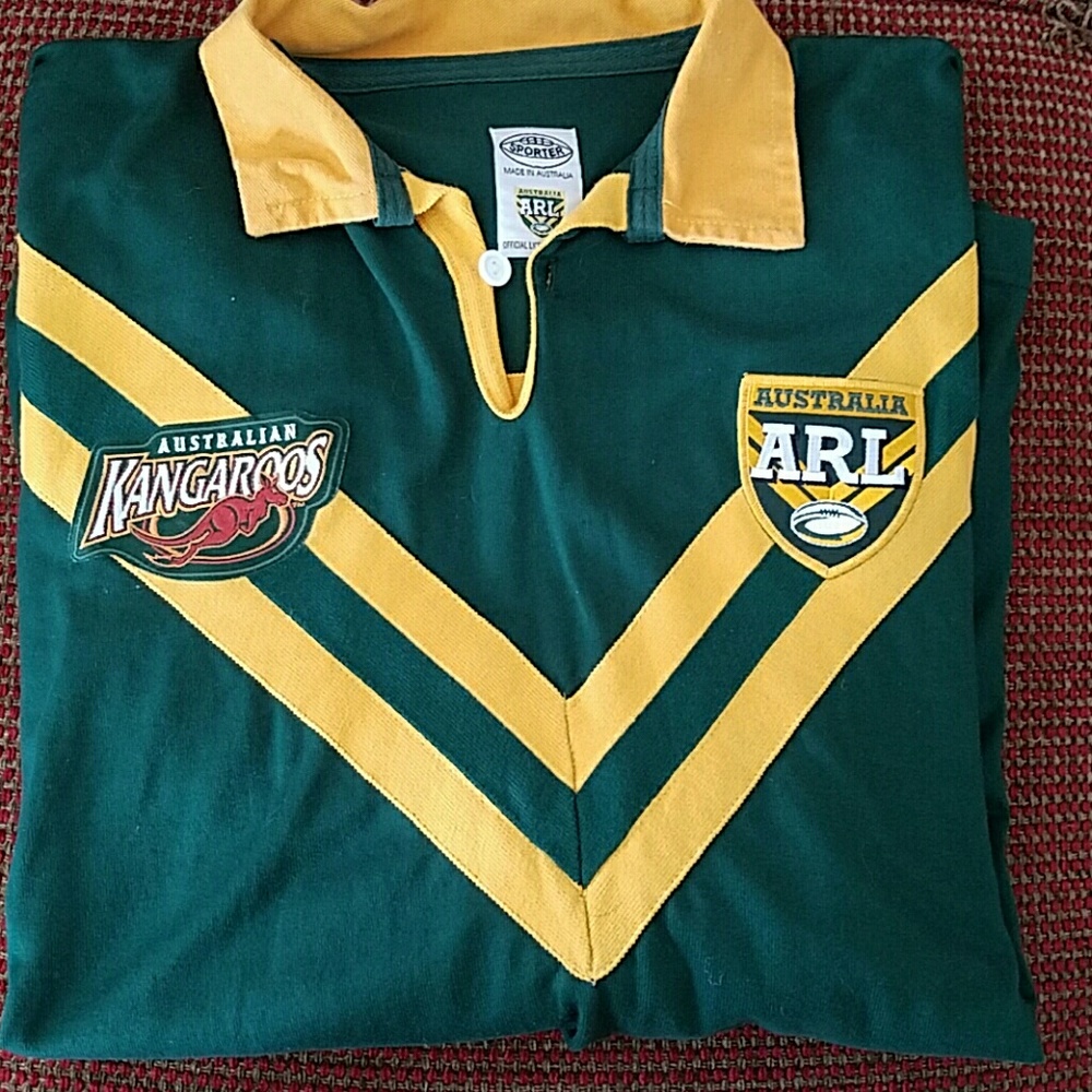 Australian Kangaroos Rugby Shirt For Men