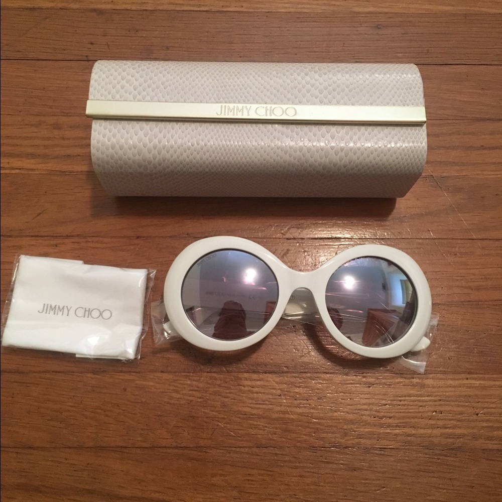 Jimmy Choo "WENDY" sunglasses / White/ Brand New