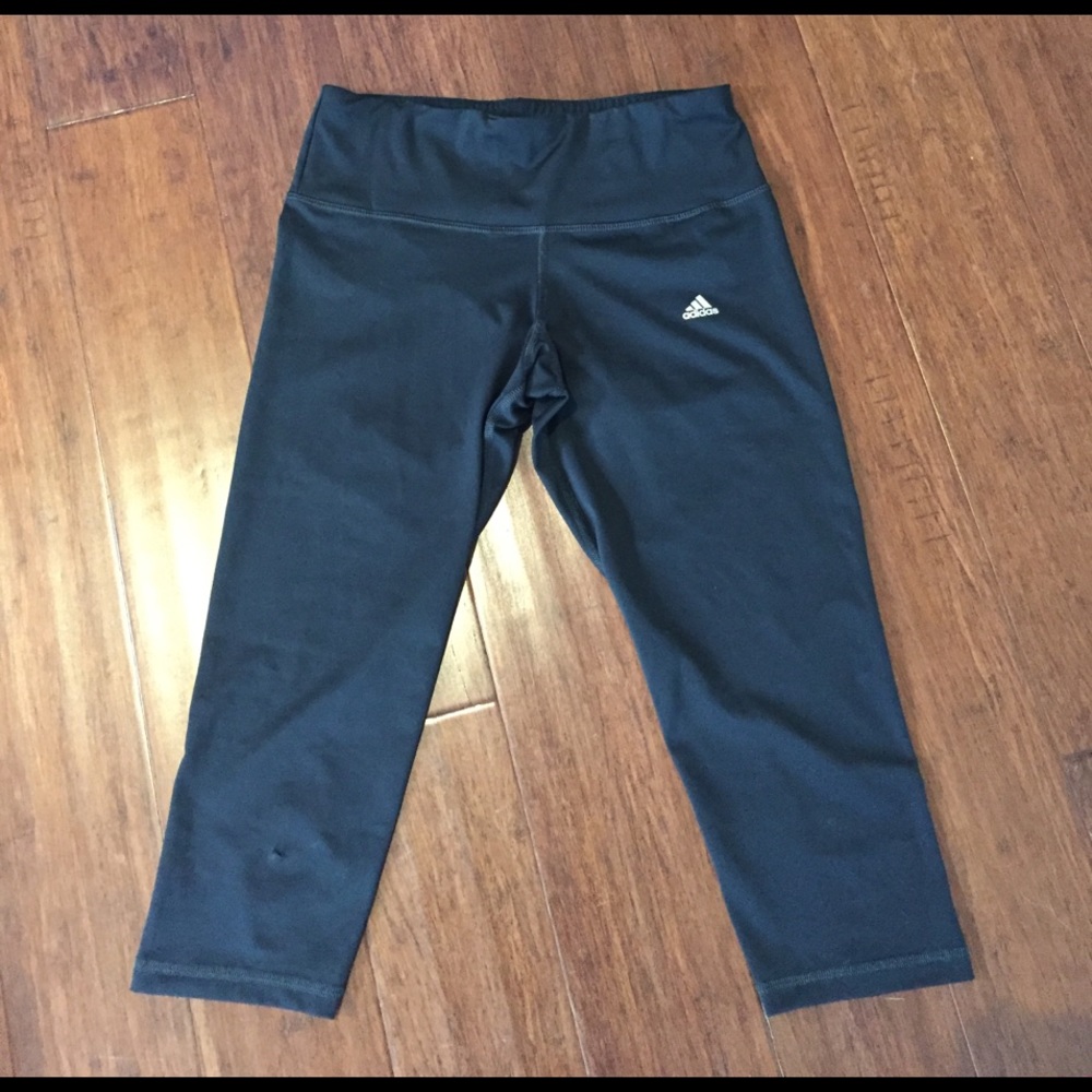 Adidas cropped workout leggings