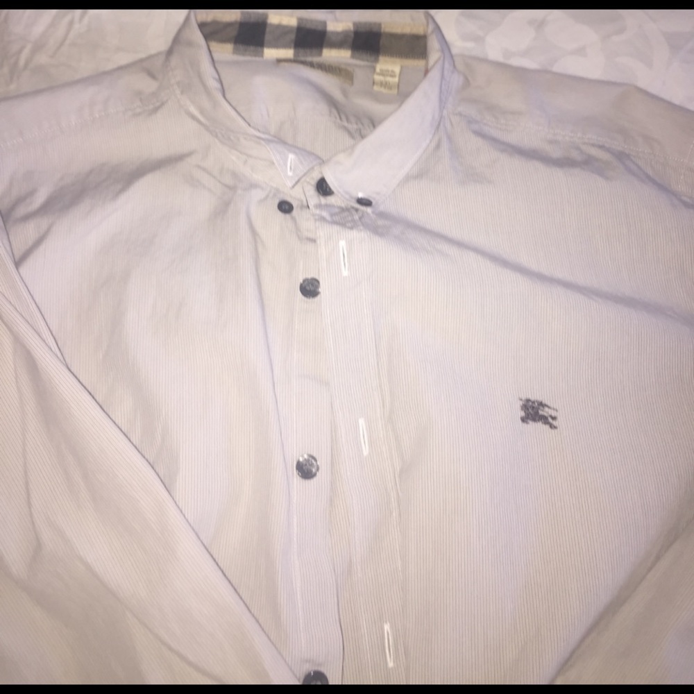 Men's Burberry button down shirt!