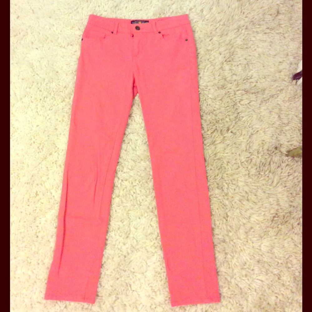 Pink juniors pants