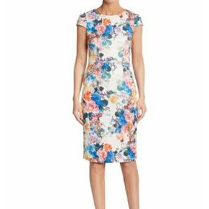 Betsey johnson floral sheath dress