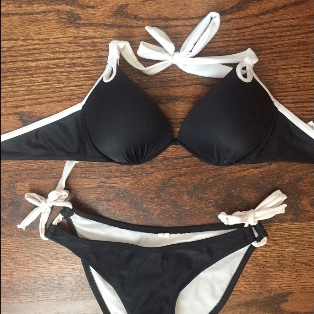 Push Up Bikini, Top and Bottom