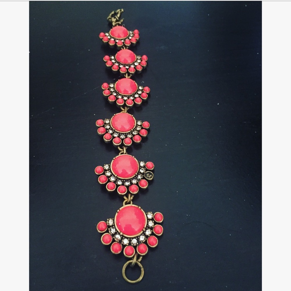 JCREW coral bracelet