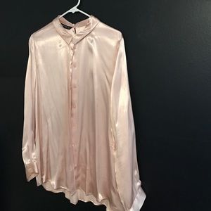 Zara Silky Button Down
