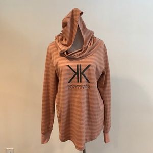 Striped Kardashian Kollection hoodie