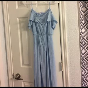 Light blue maxi dress