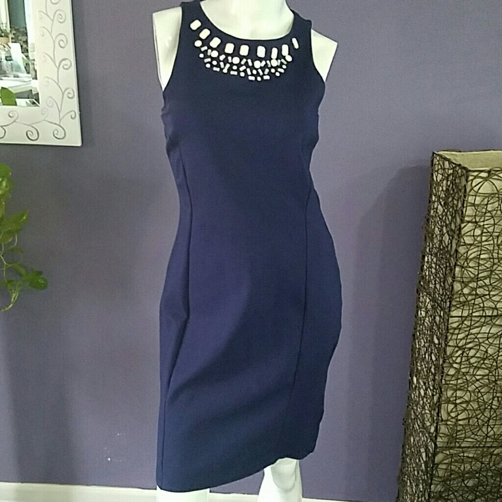 Stone embellished dress