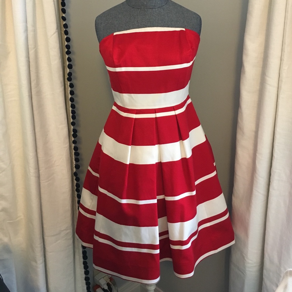 Size 0 Vineyard Vines Maritime strapless dress